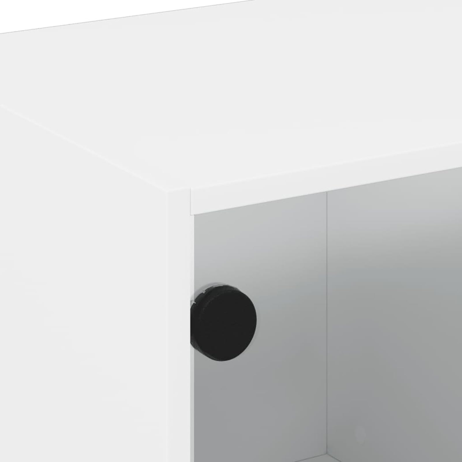 Szafka pod telewizor z białymi szklanymi drzwiami 68x37x42 cm, szafka pod telewizor, stolik kawowy do salonu szafka pod telewizor, stolik kawowy LED kolory
