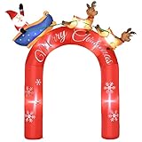 Weihnachtsdekoration: Dieser dekorative Weihnachtsbogen schafft eine festliche Atmosphäre. Er ist eine tolle Ergänzung für Ihre Weihnachtsfeiern und Veranstaltungen.