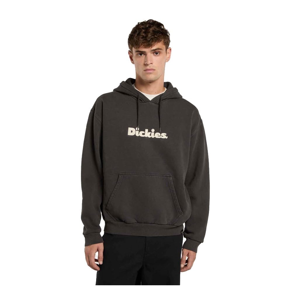 Dickies Men's Slayden Pullover Hoodie, Black, M