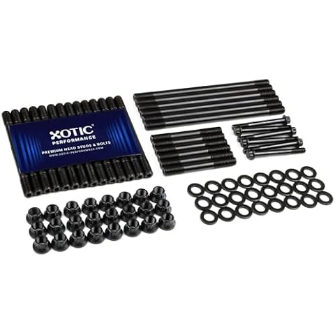 Xotic Performance CP878 Head Replacement Kit Compatible for 1989-1998 Dodge Cummins 5.9L Diesel 12V, Cylinder Heads with Studs and Nuts, Heavy Duty Cylinder Head Stud Assembly Kit Cover