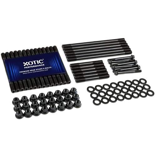 Xotic Performance CP878 Head Replacement Kit Compatible for 1989-1998 Dodge Cummins 5.9L Diesel 12V, Cylinder Heads with Studs and Nuts, Heavy Duty Cylinder Head Stud Assembly Kit