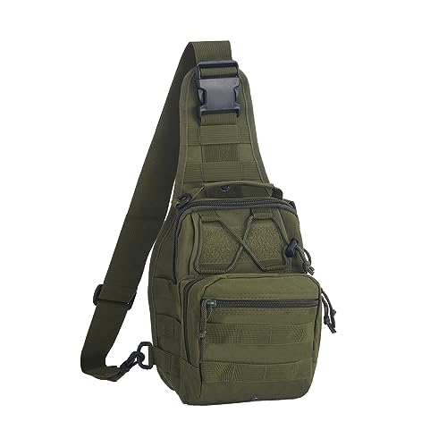 FAMI Outdoor Tactical Bag Backpack, Military Sport Bag Pack Sling Shoulder Backpack Tactical Satchel for Every Day Carry