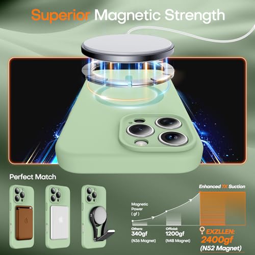 Coque iPhone 16 Pro Max MagSafe silicone avec 2 verres 9H - 4