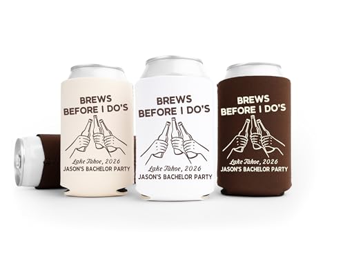 Personalized Brews Before I Do's Can Coolers