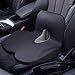 SnowingShine Cushion for Office Chair, Support Pillow for Long Sitting, Black