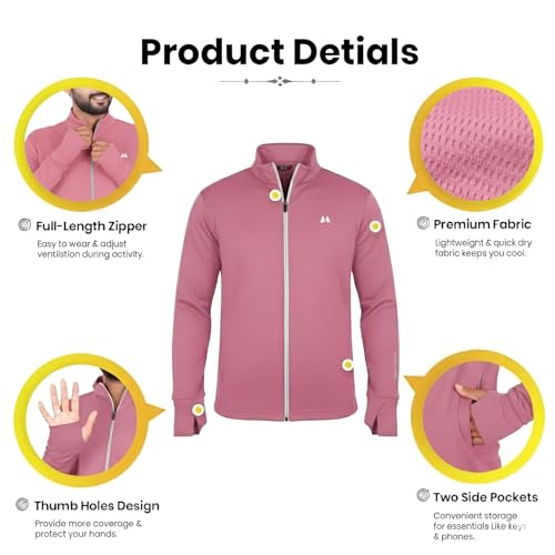 Image of Sun Protection Jacket Men| Sunscreen UV Protection Jacket for Mens Travel,Sports,Gym &Trekking Lightweight Stylish Jackets for Men's Winter Casual Wear