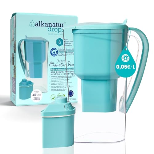 Carafe Filtrante avec Filtre à Basse Émission Eau...