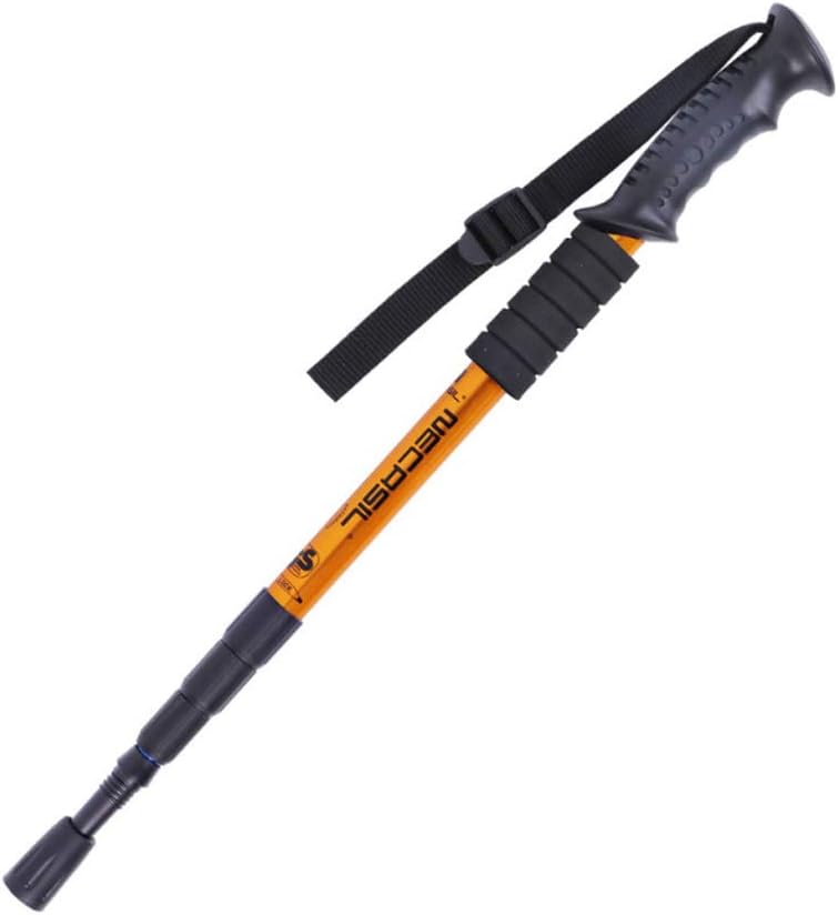 4 Session Folding Trekking Pole Adjustable Hiking Stick Telescopic Cane For Hiking Camping Walking