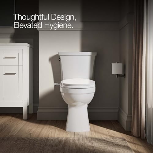 Kohler PureWash M300 Manual Elongated Bidet Toilet Seat, Chrome Handle, Quiet-Close Lid Prevents Slamming, Toilet Bidet, Easy Installation with Quick-Release Hinges, Self-Cleaning Wand thumbnail 7