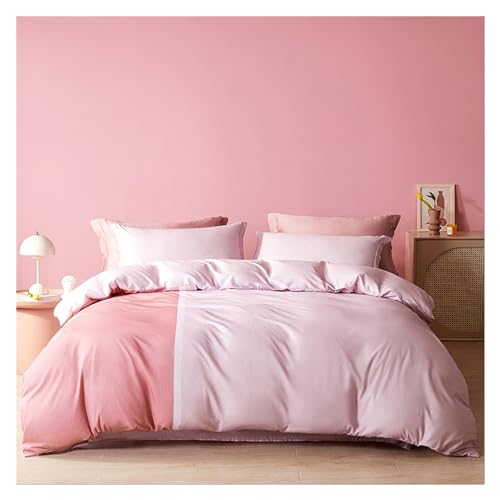 Housse de couette en coton bicolore TFBHL parure de lit chic