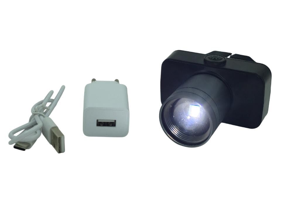 RL-M111 200W Dual Light LED Headlamp, Rechargeable Zoom Torch Headlight with Type-C Charging, 5 Hours Backup, Super Bright for Night Work, Camping, Outdoor Activities-image-38