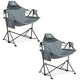 TIMBER RIDGE Hammock Camping Chair with Adjustable...