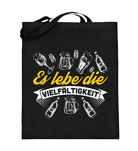 Chorchester Ideal para los amantes de la cerveza de pils y trigo – Bolsa de yute (con asas largas), Negro , 38cm-42cm
