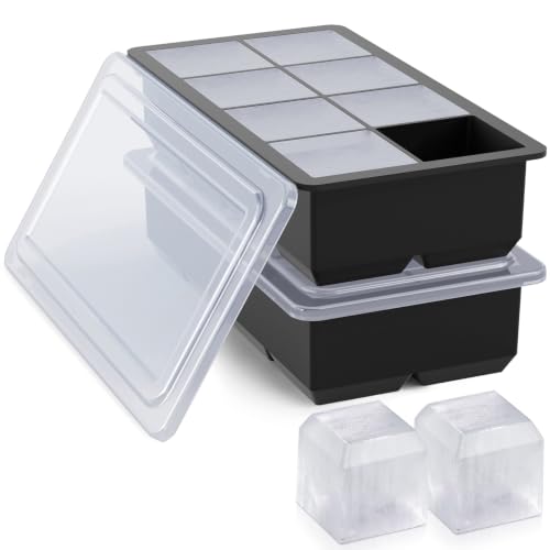 2 Pack Stackable Big Ice Cube Molds