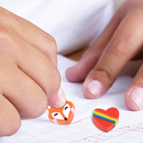 150 Pcs Mini Erasers Animal Rubber Multipack Novelty Erasers Small Pencil Erasers for Homework Classroom Rewards Prizes Party Favors - Image 4