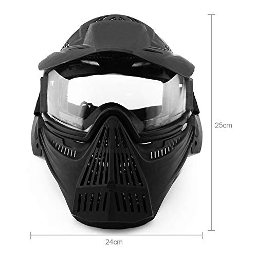 mewmewcat Máscara Facial Ao Ar Livre Máscara de Proteção Anti-Fog Ciclismo Óculos de Caça Óculos Mil