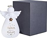 GESCHENKIDEEN: Egal ob als Schutzengel Baby für die Taufe, Schutzengel Kinder, als Beste Freunde Geschenk, Geschenk Mutter, Glücksbringer Operation ... Dieser kleiner Schutzengel passt auf deine Liebsten auf.