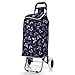 Hoppa 47L Einkaufstrolley Einkaufsroller Einkaufswagen Wagen (Marine Schmetterlinge)