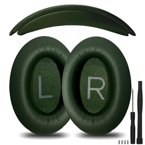 Coussins de rechange Bose QuietComfort 35 45 QC35ii en vert foncé