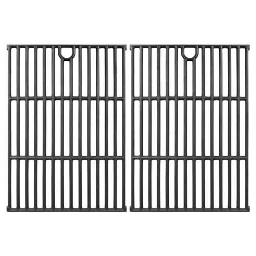 SearCook Grill Grates for Nexgrill 4-Burner 720-0925P 720-0925 720-0925S 720-0340 720-1012 for Charbroil 463351021 463350521 463261306 for Thermos 461252605 Cast Iron Grates Replacement Parts