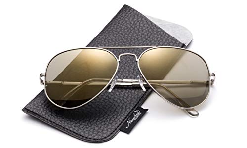 Polarized Aviator Sunglasses Mirrored Lens Classic Aviator Polarized Sunglasses Small