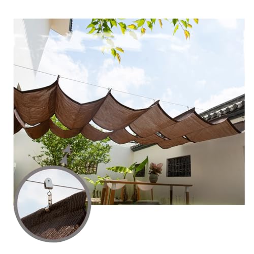 Vela de Sombra Romana para pérgola y terraza 2,2x6m 2