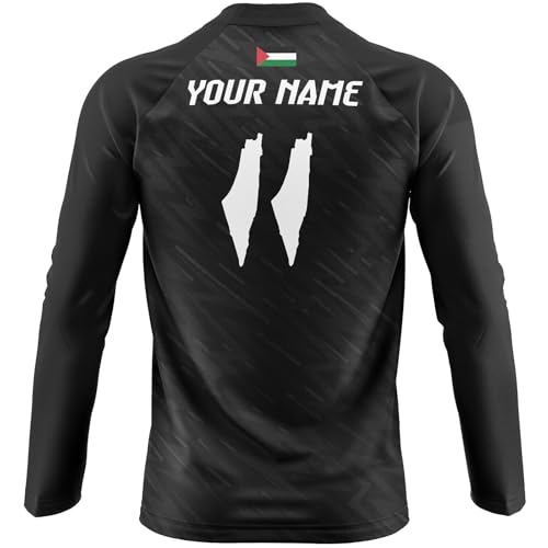 Maillot Palestine Football fini le froid sur le terrain avec les manches longues