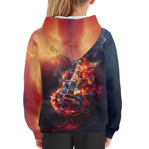 Image of GLUDEAR Teen Boys Girls Novelty Animal Galaxy Hoodies Sweatshirts Pullover