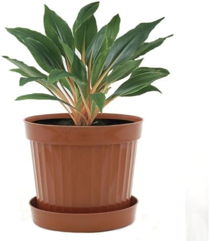 Plastic Decorative Pots #9 Terracota