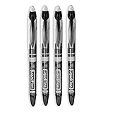 Paper Mate Liquid Flair Porous Point Pens, 0.8mm, Extra Fine Point, Black Ink, 4-Count