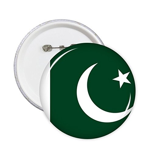 Badge Pakistan XL épingle ronde lot de 5 pour identification