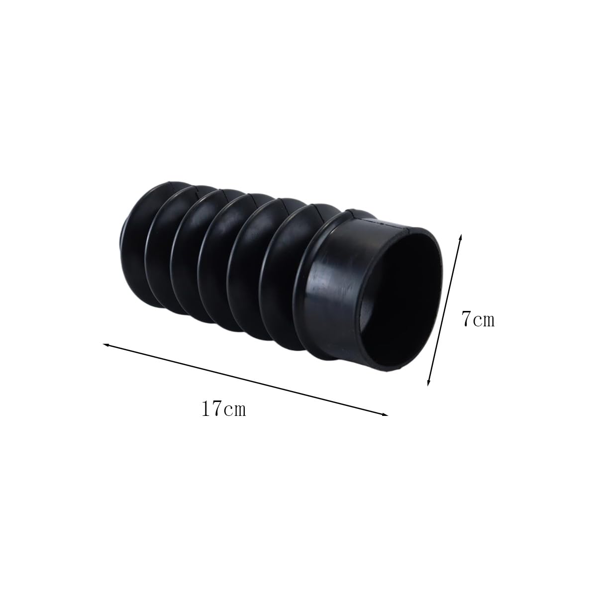 1 paio di soffietti in gomma per forcella da 39 mm - Parapolvere per Harley Dyna FXD Sportster XL