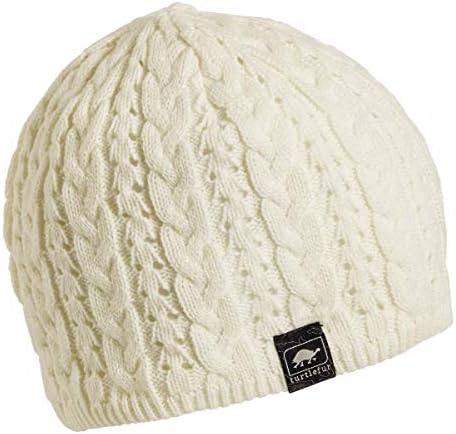 Turtle Fur Women's Zelda Fleece Lined Classic Knit Beanie, Ivory