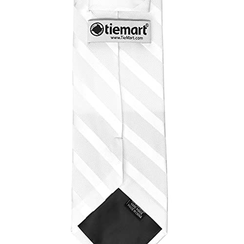 Image of tiemart Men's Striped Tie Standard Length