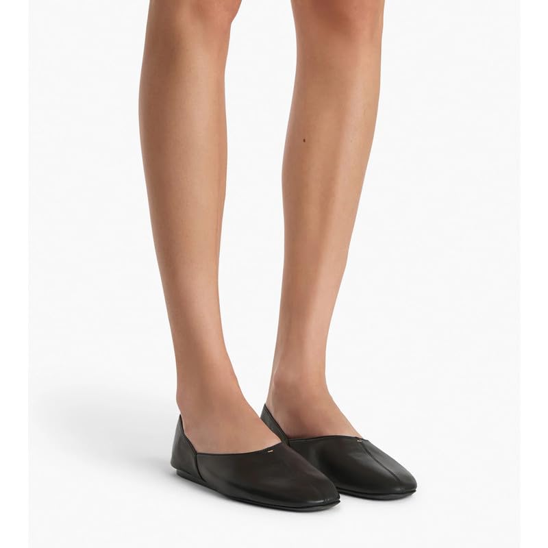 Women Studded Suede Ballet Flats Round Toe Slip on Leather Flats Comfortable Dress Casual Walking Flat Shoes2