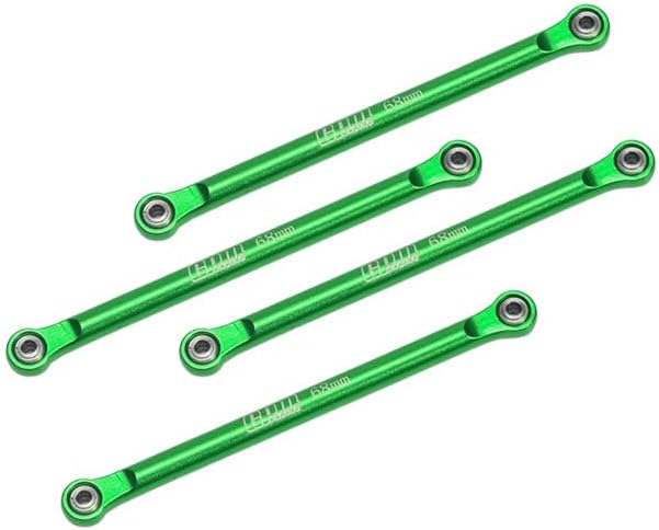 GPM Racing Aluminium 7075 Upper 4-Link Bar Set For Losi 1/18 Mini LMT 4X4 Brushed Monster Truck RTR-LOS01026 Upgrade Parts - Green