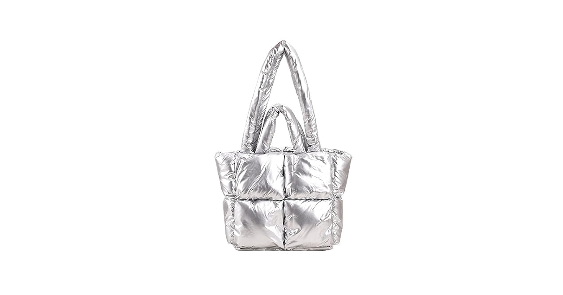 Amazon.com: srdmuph Puffy Tote Bag Padded Puffy Tote Lattice