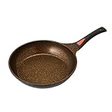 フライパン マーブルコート IH対応 26cm マーブル加工 7層コーティング 調理用品 調理器具 アイメディア aimedia ゴールドブラウン 1008848