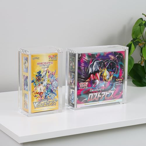 Estojo de exibição para caixa booster japonesa, caixa de exibição de acrílico, caixa booster de cole