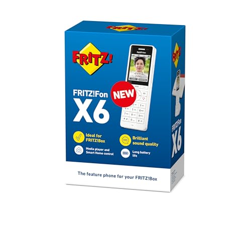 Fritz!Fon X6 White combiné blanc avec fonctions Éco et téléphonie HD - 5