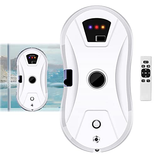 Robot lavavetri Automatico, Robot lavavetri Intelligente con aspirazione Potente da 5600 Pa, Robot lavavetri telecomandato per finestre/Piastrelle/Porte di Classe