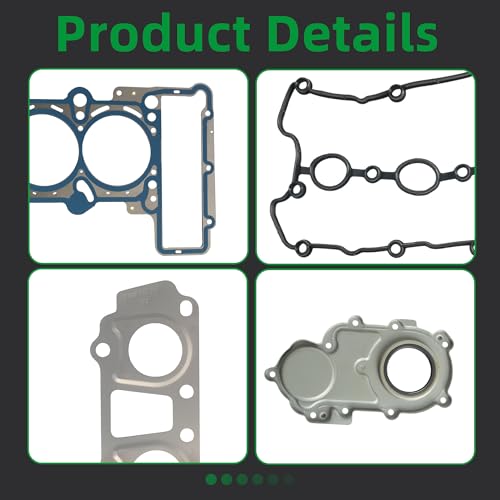 Image of Head Gasket Set for VW T-ouareg,11-18,for Audi A4 /S4 /A5 /S5 /A6 09-17,OE HS54834 CS54834 06C115189B 06E103153E 06E103148AD 06E103149AD(77pcs)