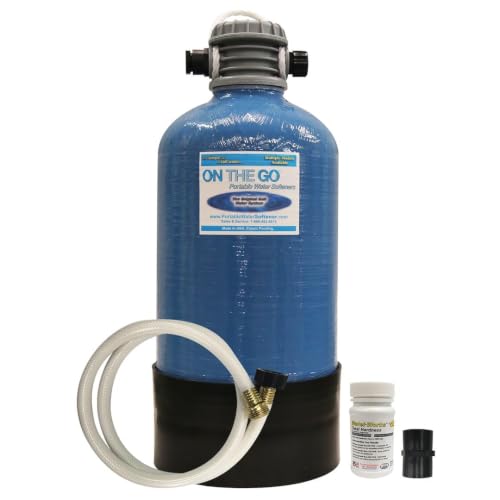 Ablandador y acondicionador de agua doble estándar portátil miniatura 2