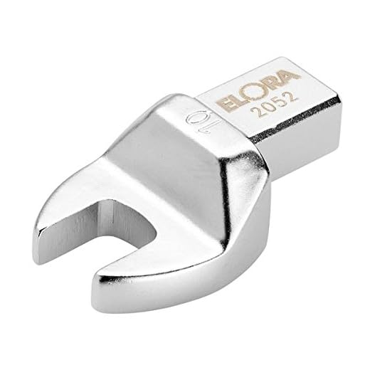 Elora 2052-11 Einsteck-Maulschlüssel, 9x12 mm, -2052-11 mm, Schlüsselweite 11 mm