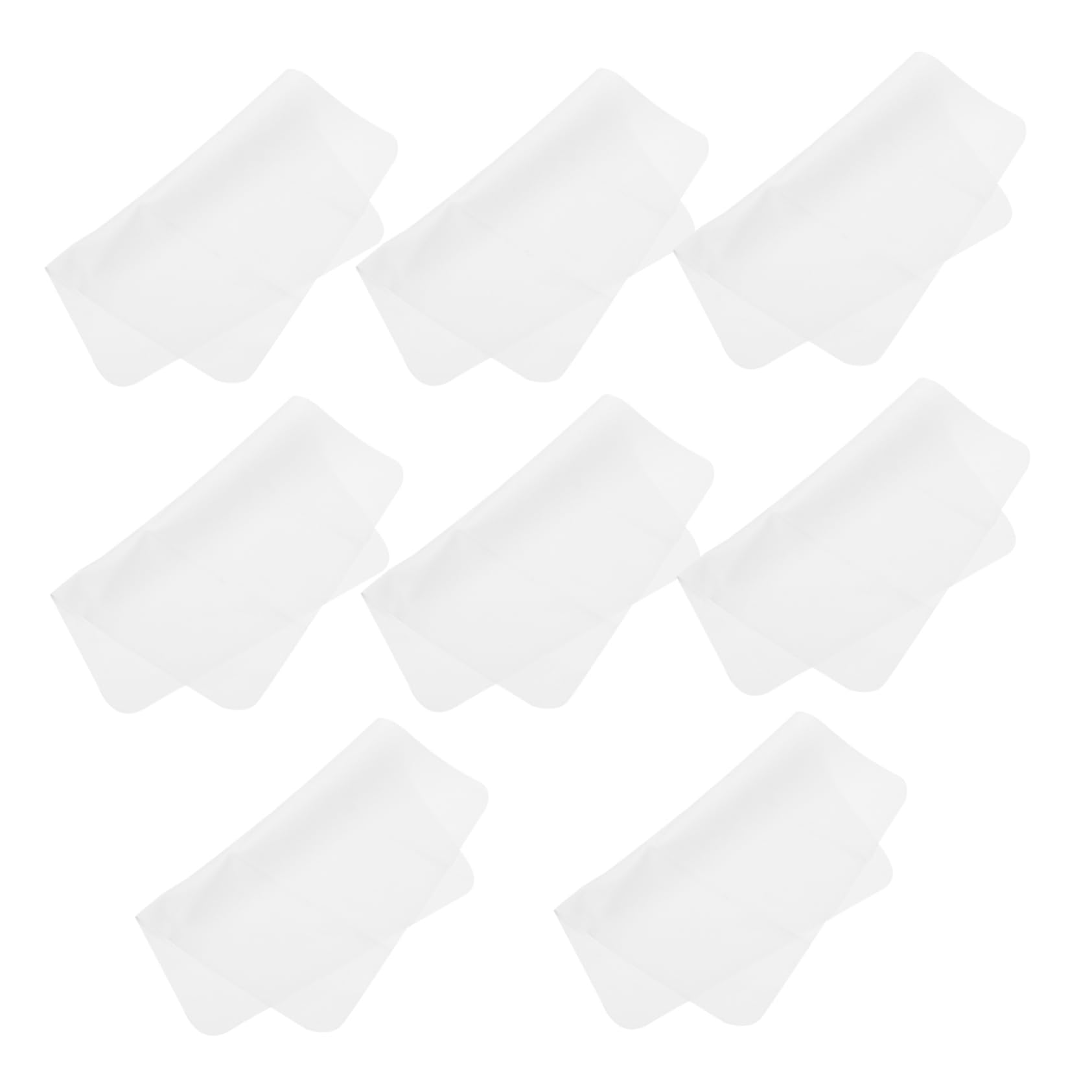 Veemoon Electronic Screen Wipes 8pcs White Cleaning Cloth Camera Lens Wipes Eyeglass Cleaning Cloth Eyeglass Cleaner Cloth Cleaning Cloth for Glasses Polyester Glasses Cloth No Scratches