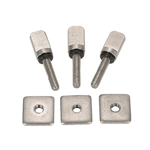 Parafusos, Andoer 3 Parafuso de barbatana deslizante de longboard prancha de surfe e kit de substitu