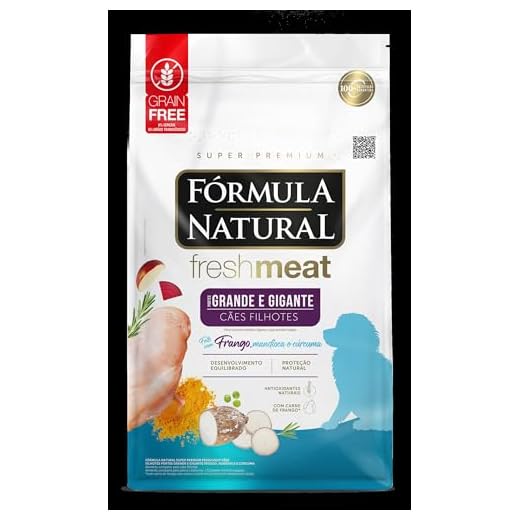 Ração Fórmula Natural FreshMeat para Cães Filhotes de Grande Porte Sabor Frango, Adimax, 2,5kg