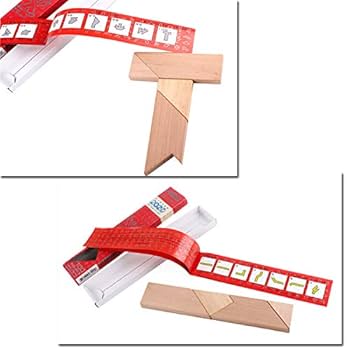 Amazon.co.jp: origin 木製T字パズル 4ピース シルエットパズル
