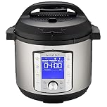 Pentola a pressione elettrica Instant Pot DUO EVO PLUS 7.6L. 10 funzioni in 1: Sterilizzatore, cottura lenta, fornello per riso, sottovuoto a bassa temperatura, cottura al forno e a pressione.