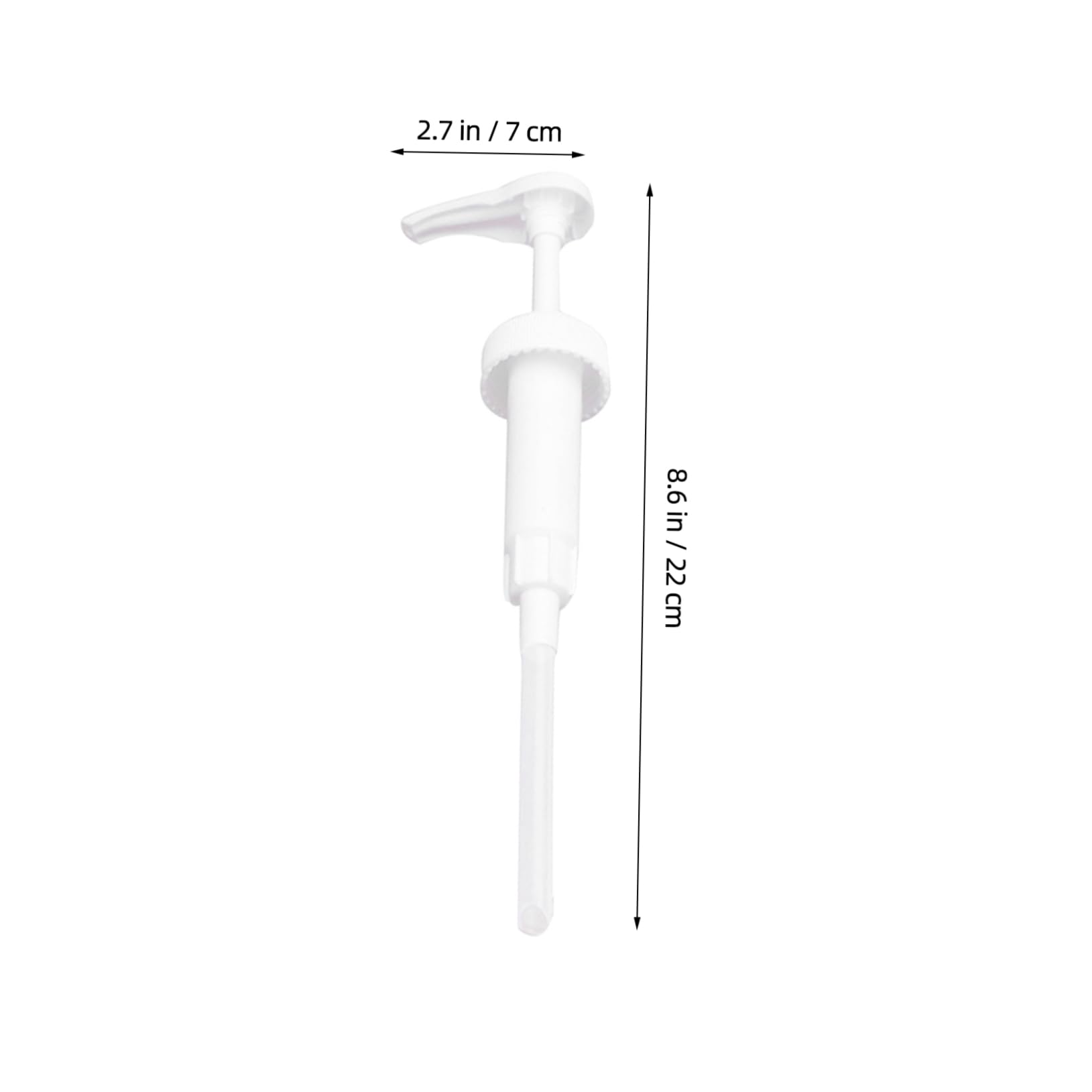 ABOOFAN 10Cc Plastic Press Pump Head Syrup Nozzle for Bottle Mouth for Dosing Beverages Hand and Detergents Construction